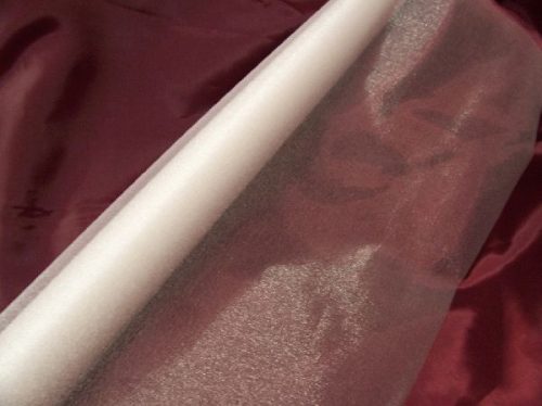 fehér 23,5 cm * 10 m organza