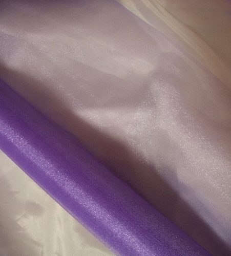 világoslila 23,5 cm * 10 m organza