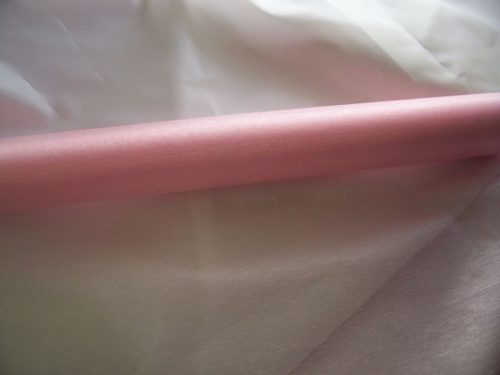 rózsaszín 47 cm * 10 m organza 