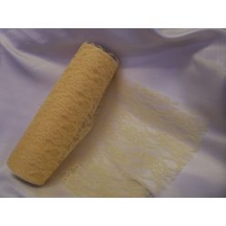 Csipke dekoanyag krém 25 cm * 9 m