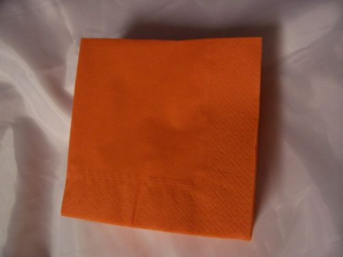 33*33 szalvéta (50 db/cs) narancs, 2 rétegű 