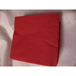 33*33 szalvéta (50 db/cs) piros