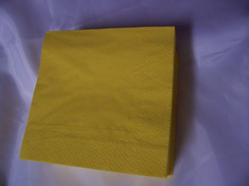 33*33 szalvéta (50 db/cs) citromsárga