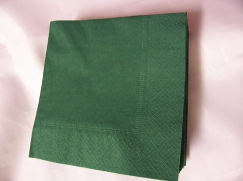 33*33 szalvéta (50 db/cs) sötétzöld