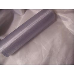 ezüst 23.5 cm * 10 m organza 
