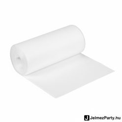   Fehér organza dekorációs anyag (47 cm x 10 m) – Hófehér ünnepi dekorációs tekercs