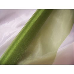 zöld(moha) 47 cm * 10 m organza 