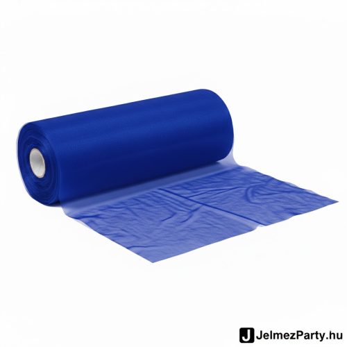 Királykék organza dekorációs anyag (47 cm x 10 m) – Elegáns királykék dekorációs tekercs