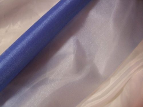világoskék 47 cm * 10 m organza 