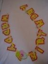 Happy Birthday ! felírat piros Happy Birthday ! felírat piros