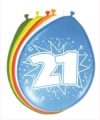 "21" évszámos lufi (8 db/cs) "21" évszámos lufi (8 db/cs)
