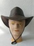 cowboy kalap fekete velúr  