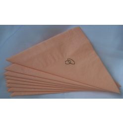 gyűrűs szalvéta barack (50 db/cs)