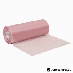   Mályva organza dekorációs anyag (47 cm x 10 m) – Hamvas mályva ünnepi dekorációs tekercs