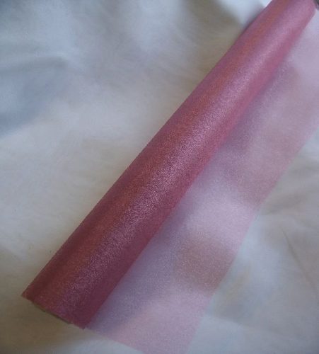 mályva 23,5 cm * 10 m organza 