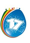 "17" évszámos lufi (8 db/cs) "17" évszámos lufi (8 db/cs)