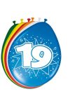 "19" évszámos lufi (8 db/cs) "19" évszámos lufi (8 db/cs)