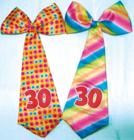 óriás évszámos nyakkendő "30"  