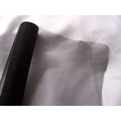 fekete 23,5 cm * 10 m organza