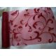inda mintás bordó organza (24 cm * 5 m)