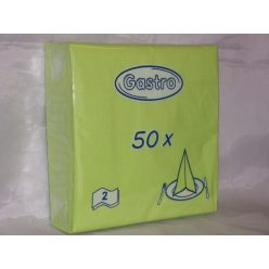 33*33 cm élénkzöld szalvéta (50 db), 2 rétegű