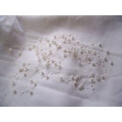 gyöngyboa (5 *1,2 m) fehér