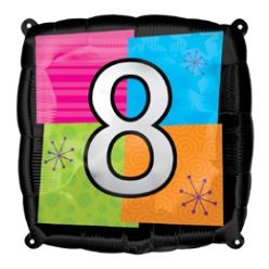 "8" fólia lufi ( 45 cm)  