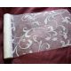 fehér inda mintás organza (47 cm * 5 m)