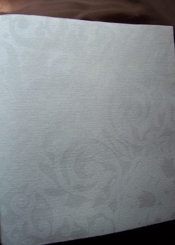 40*40 damaszthatású, mintás szalvéta (50 db/cs) fehér-TORK