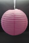 lampion gömb 40 cm-es (rózsaszín) szalag nélkül 