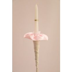 keringőgyertya (ifjú párnak) rózsaszín