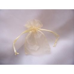 organza tasak 6*10 cm krém(10 db)