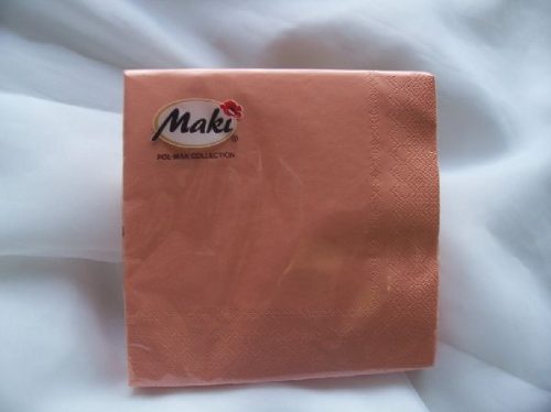 33*33 szalvéta, 3 rétegű (20 db/cs) barack