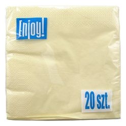 33*33 szalvéta, 3 rétegű (20 db/cs) krém