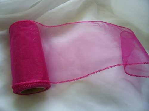 ciklámen organza 11 cm * 10 méter