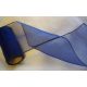 sötétkék organza 11 cm * 10 méter