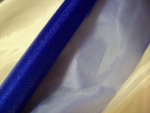sötétkék organza (23,5 cm * 10 m) 