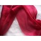 Szatén-organza (47 cm * 10 m) élénk bordó