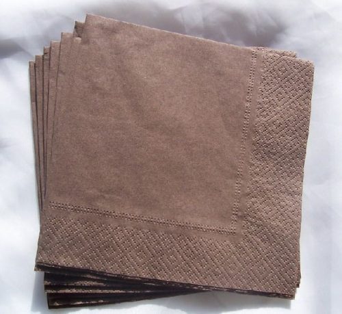 33*33 szalvéta (50 db/cs) barna, 2 rétegű