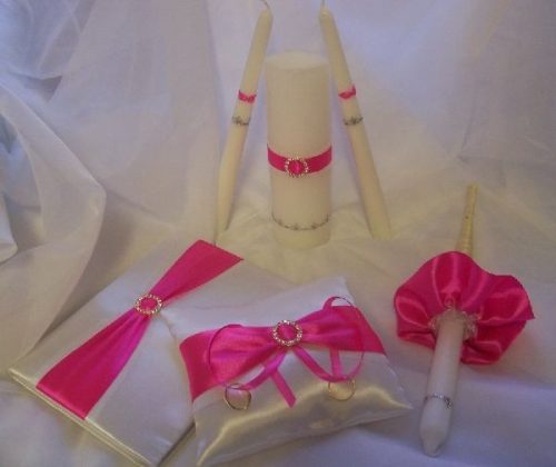 Pink szettből - gyűrűpárna