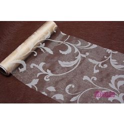 inda mintás krém organza (24 cm * 5 m) 