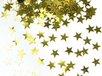 Arany csillag (1 cm-s) konfetti (30 gr.)