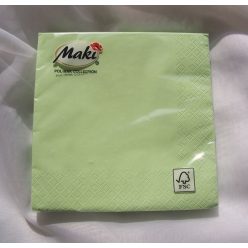 33*33 szalvéta, 3 rétegű (20 db/cs) halványzöld