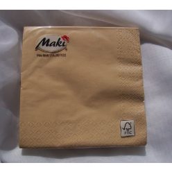 33*33 szalvéta, 3 rétegű (20 db/cs) capuccino