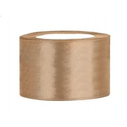 3,8 cm-s szatén szalag (25 m) arany (019J) 