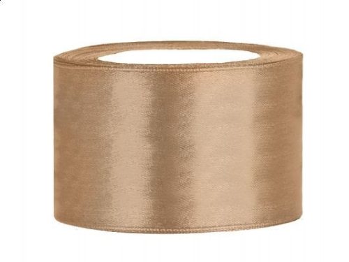 3,8 cm-s szatén szalag (25 m) arany (019J) 