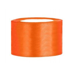 3,8 cm-s szatén szalag (25 m) narancs