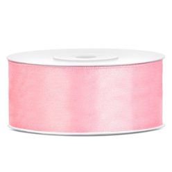 2,5 cm-s szatén szalag (25m) v.rózsaszín (081J)