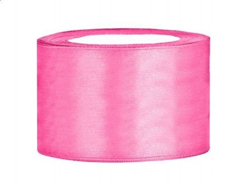 3,8 cm-s szatén szalag (25 m) s.rózsaszín (081)