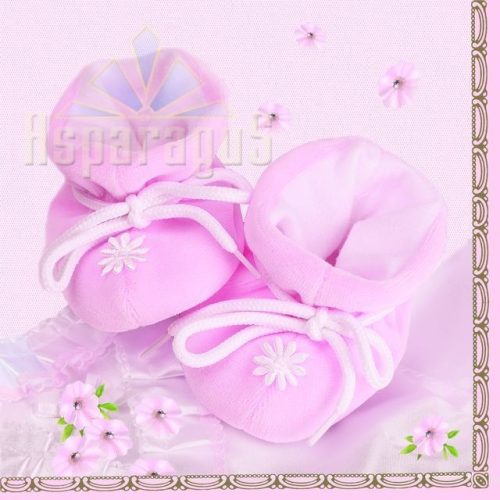 33*33 szalvéta, 3 rétegű (20 db/cs) babás , lány